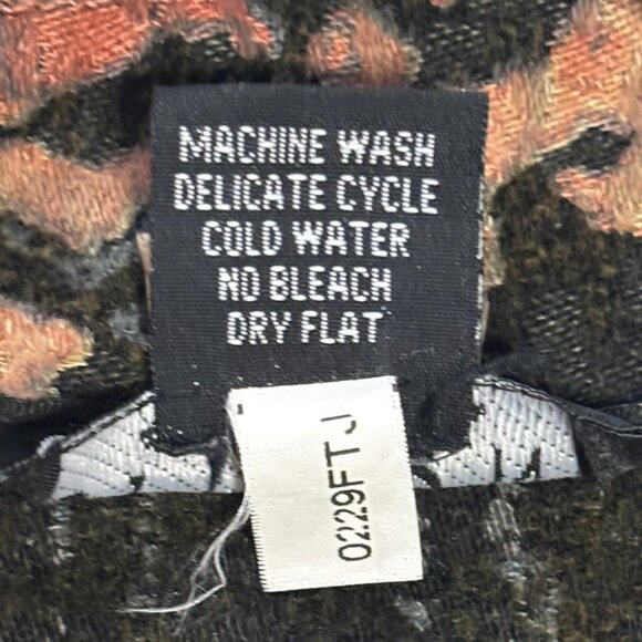 Citron Santa Monica Floral Print Jacket M Lightweight Button Up Medallion Blazer - Picture 4 of 5